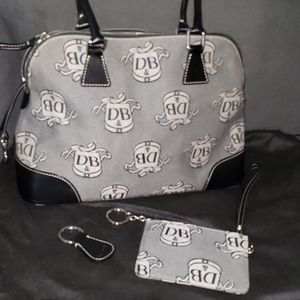 D & B Crest Print DB Logo Signature Dome